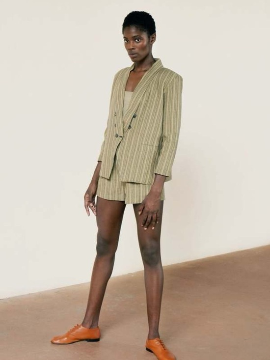 Maria Stanley Jackets & Blazers - Maria Stanley Maximo blazed herb stripe